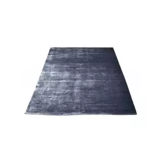 Tapis BAMBOO Fibre de bambou / Noir acier