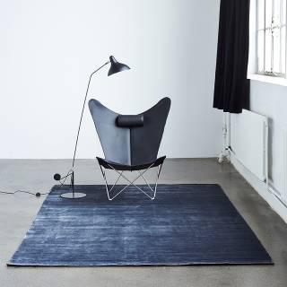 Tapis GARDEN / Laine Afghane / Gris Bleu / Massimo