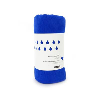 Serviette de bain XXL / Coton Bleu