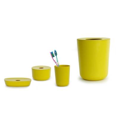 Set de Salle de Bain BANO jaune - Ekobo