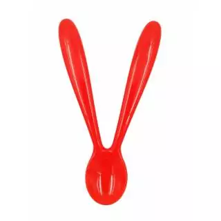 Cuillère d'apprentissage Bunny rouge - Enfant Cookut