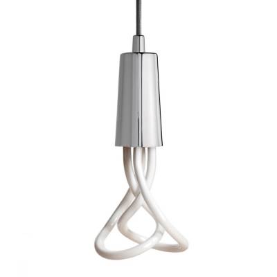 Suspension E27 LED / Argent / PLUMEN