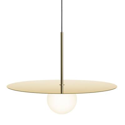 Suspension avec LED BOLA DISC / Cuivre / Pablo Design