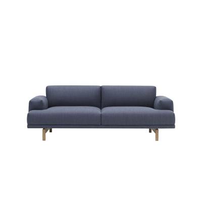 Canapé COMPOSE SOFA / 2 ou 3 places / bleu gris + 5 coloris