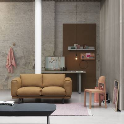 Canapé REST SOFA / 2 ou 3 places / marron + 7 coloris