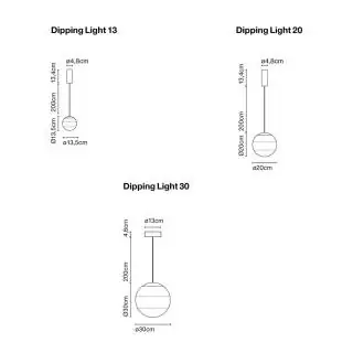 Suspension LED DIPPING LIGHT / Vert / Marset