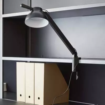 Lampe de bureau PC / H. 62,7 cm / Noir