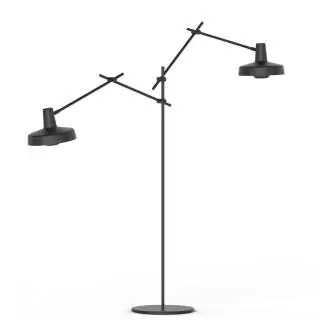 Lampadaire duo AR-F2 / H. 176 cm / Noir ou Blanc