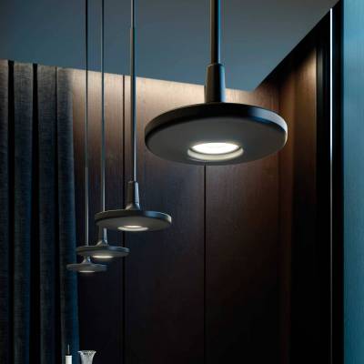 Estiluz / Suspension led BUTTON T-3302C / Noir