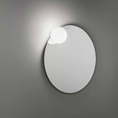 Applique murale miroir CIRC / Ø 16 cm / Miroir / Verre