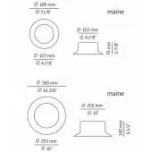 Applique - Plafonnier MAINE / Cuivre / Estiluz