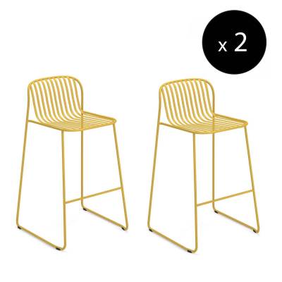 Lot de 2 tabourets outdoor RIVIERA / H. 96 cm / 6 coloris