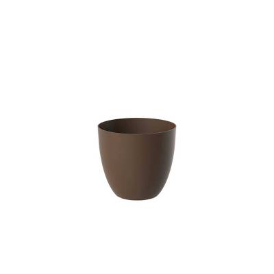 Pot de fleur rond EASY / Ø 60 ou 80 cm / Marron