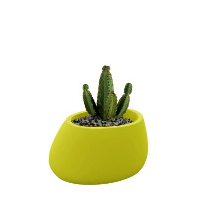 Pot de fleur outdoor STONES / H. 40 cm / Vert