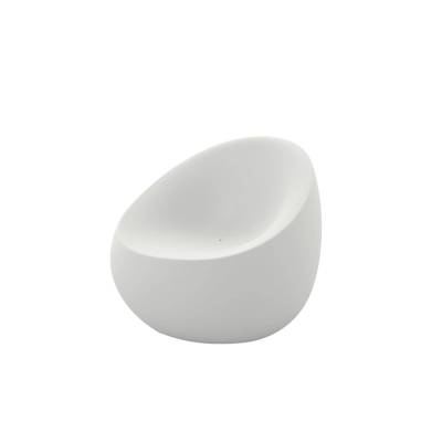 Fauteuil outdoor STONES / L. 88 cm / Blanc