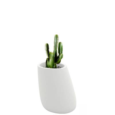 Pot de fleur outdoor STONES / H. 70 cm / Blanc