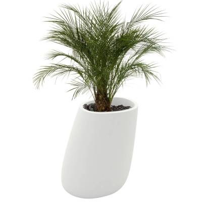 Pot de fleur outdoor STONES / H. 1 m / Blanc