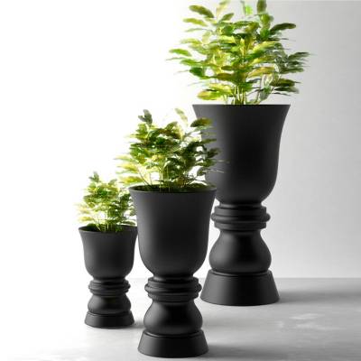 Pot de jardin SUAVE / H. 65, 100 ou 150 cm / Anthracite