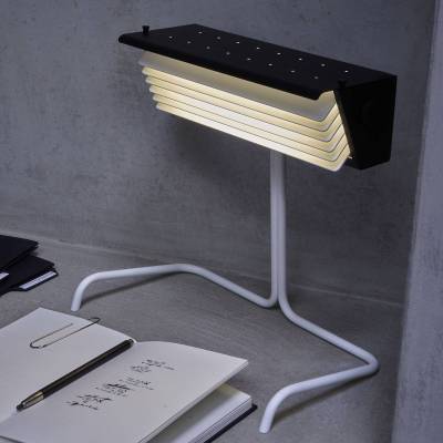 Lampe de bureau BINY / H. 32,5 cm / Blanc