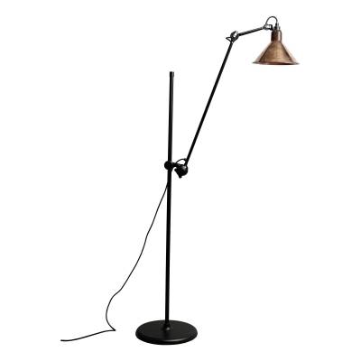 Lampadaire GRAS N°215 / H. 1,35 m / Laiton Vieilli