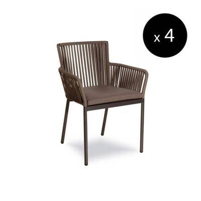 Fauteuil de jardin MEGAN / H. 80 cm / Anthracite