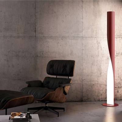 Lampadaire EVITA avec LED / Rouge / Kundalini