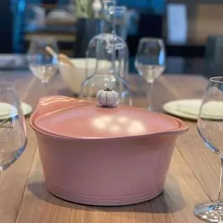 Cocotte l'incroyable cocotte rose guimauve / 4,5 litres / Cookut