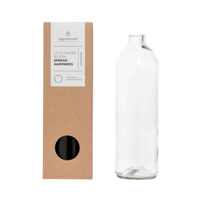 Carafe CLEAR bouteille transparent / Verre recyclé / Original Home