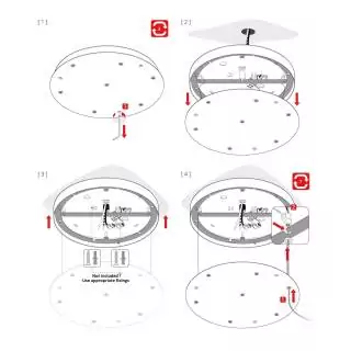 Support de luminaire CLUSTER 7 LIGHTS / Blanc / Lodes