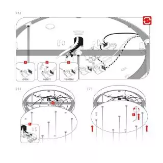 Support de luminaire CLUSTER 7 LIGHTS / Blanc / Lodes