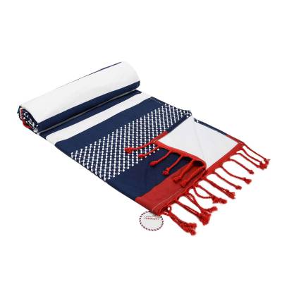 Serviette de plage FOUTA FRENCHIE / Coton / Multicoloris