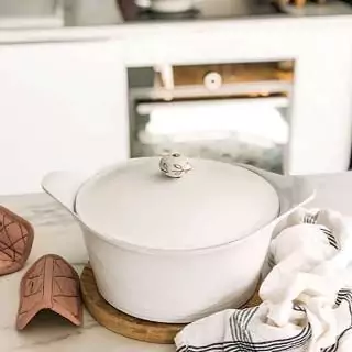 Cocotte L'INCROYABLE COCOTTE / 4,5 L / Blanc polaire / Cookut