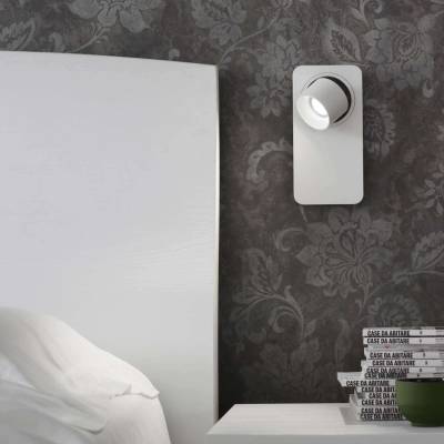 Applique murale BEEBO Switch - LED / Aluminium Blanc