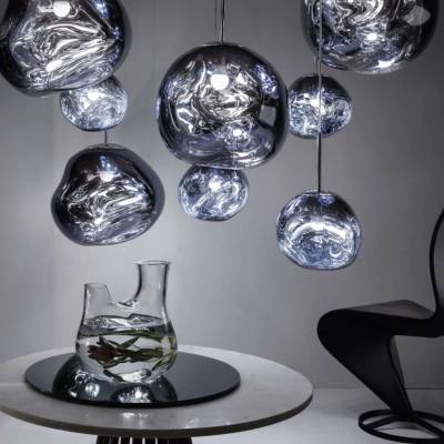 Suspension salon MELT - 2 tailles / Fumé / Tom Dixon