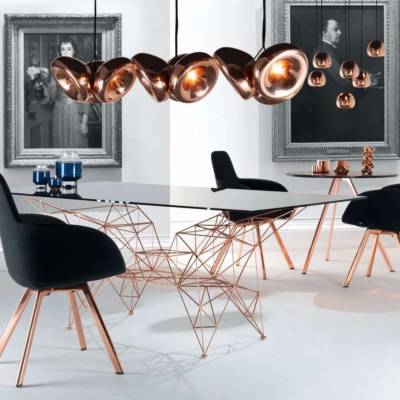 Suspension salon VOID / Métal / Cuivre / Tom Dixon