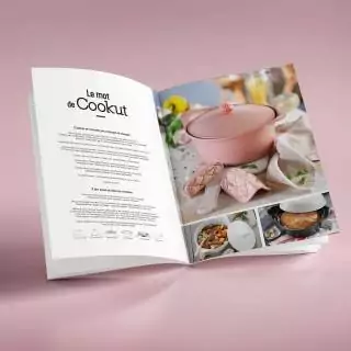 Livre de recettes pour bien cuisiner avec les collections des Incroyables de chez Cookut