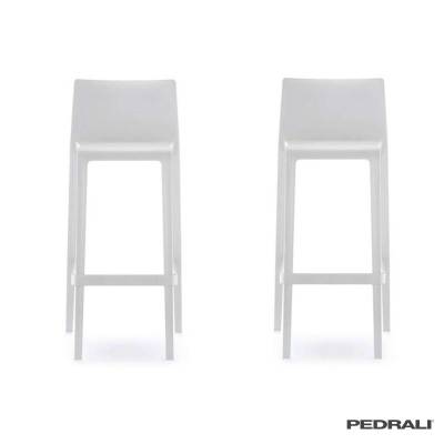 Tabouret haut VOLT 678 - 2 hauteurs / Blanc / Pedrali