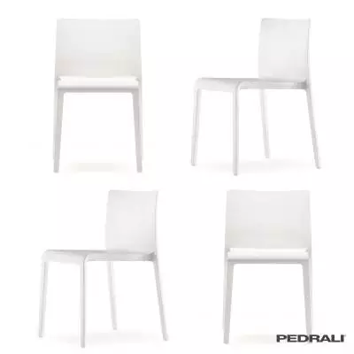 Chaise design VOLT 670 - x 4 / Blanc / Pedrali
