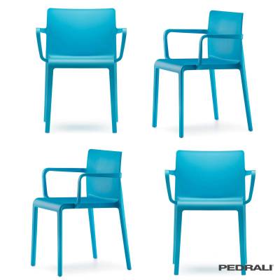 Fauteuil VOLT 675 - Vendu par 4 / Bleu / Pedrali