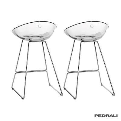 Tabouret de bar GLISS 902 / Transparent / Pedrali