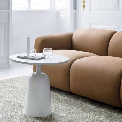 Table d'appoint / ø 55 cm / Blanc / Normann Copenhagen