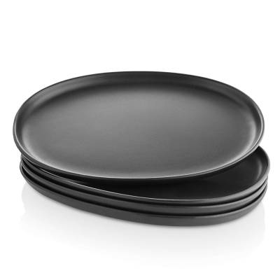 Assiette NORDIC KITCHEN / ø 32 cm / 4 pièces / Noir / Eva Solo