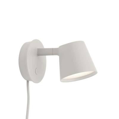 Applique TIP LED / H. 9,5 cm / Alu / Gris / Muuto