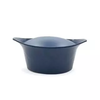 Ensemble collection L'INCROYABLE Cocotte + Poele + Casserole + Manique + Cuillere + Poignee / 2 dimensions / Bleu / Cookut