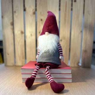 Lutin Fille en feutrine et polyester chapeau beige 39 cm - Décoration de  Noël - Lecomptoirdesauthentics