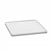 Assiette 3 compartiments plate carrée 29x29cm blanche en porcelaine - A  l'unité - Faro - Cosy & Trendy