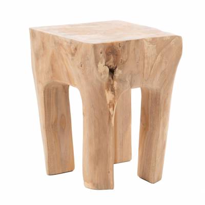 Table d'appoint teck / Bois / Tabouret