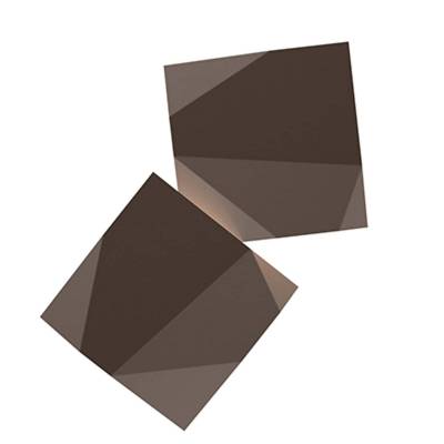 Double appliques murales outdoor ORIGAMI / Plastique / Marron / Vibia