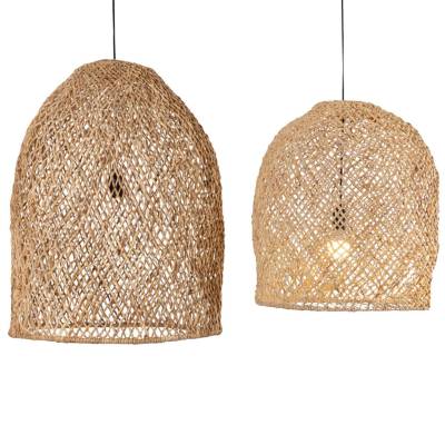 Lot de 2 suspensions ABACA ORGANIC / 2 dimensions / Naturel