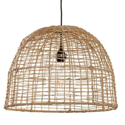 Abat jour de suspension BOLA / Ø46 x H.46 cm / Rotin Naturel